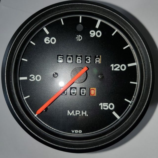 914 Porsche 150mph Speedometer Very Nice 50638