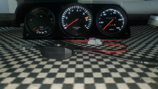 914 Porsche Late Style Gauge set w/LED Controller
