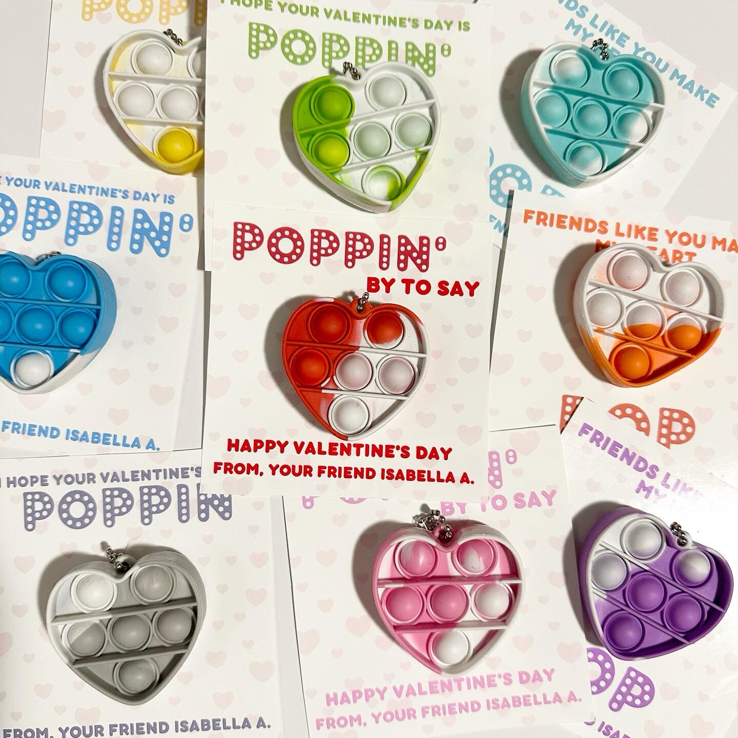 Mini POP-IT Valentine&#39;s Day Grams