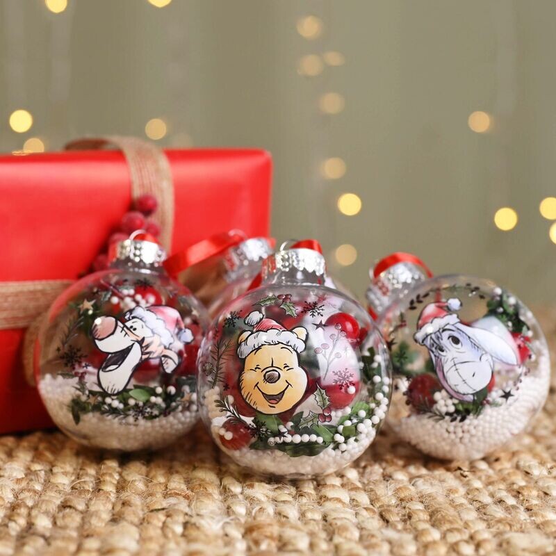 Disney Winnie the Pooh Set of 4 Winnie the Pooh Baubles