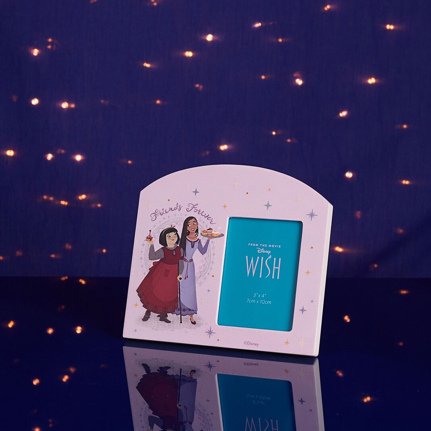 DISNEY WISH ARCHED PHOTO FRAME - FRIENDS FOREVER 3&quot; X 4&quot; BNIB