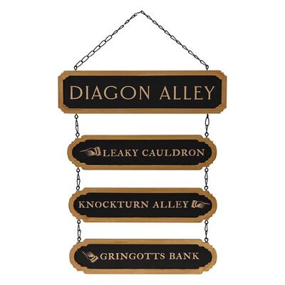 HARRY POTTER STREET SIGN DIAGON ALLEY 