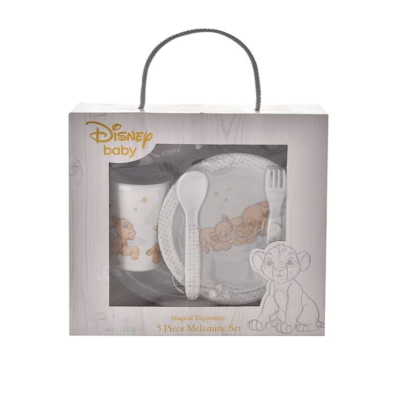 Disney 5 Pc Crockery Set - Simba The Lion King