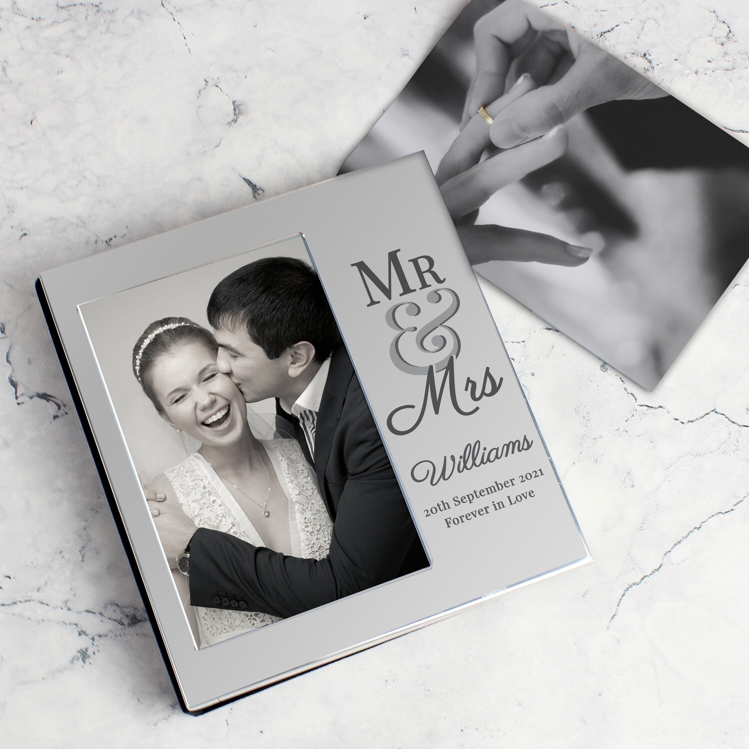 Personalised Mr &amp; Mrs 6x4 Photo Album