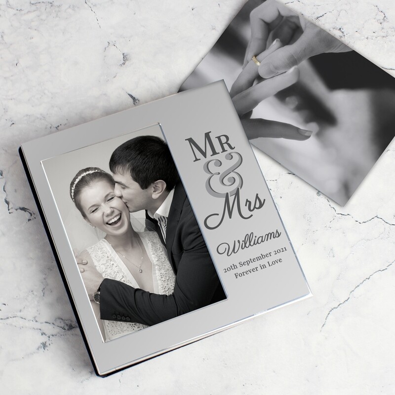 Personalised Mr &amp; Mrs 6x4 Photo Album