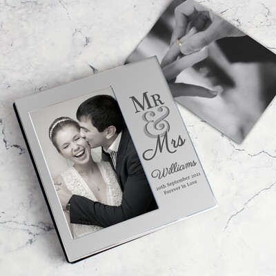 Personalised Mr &amp; Mrs 6x4 Photo Album