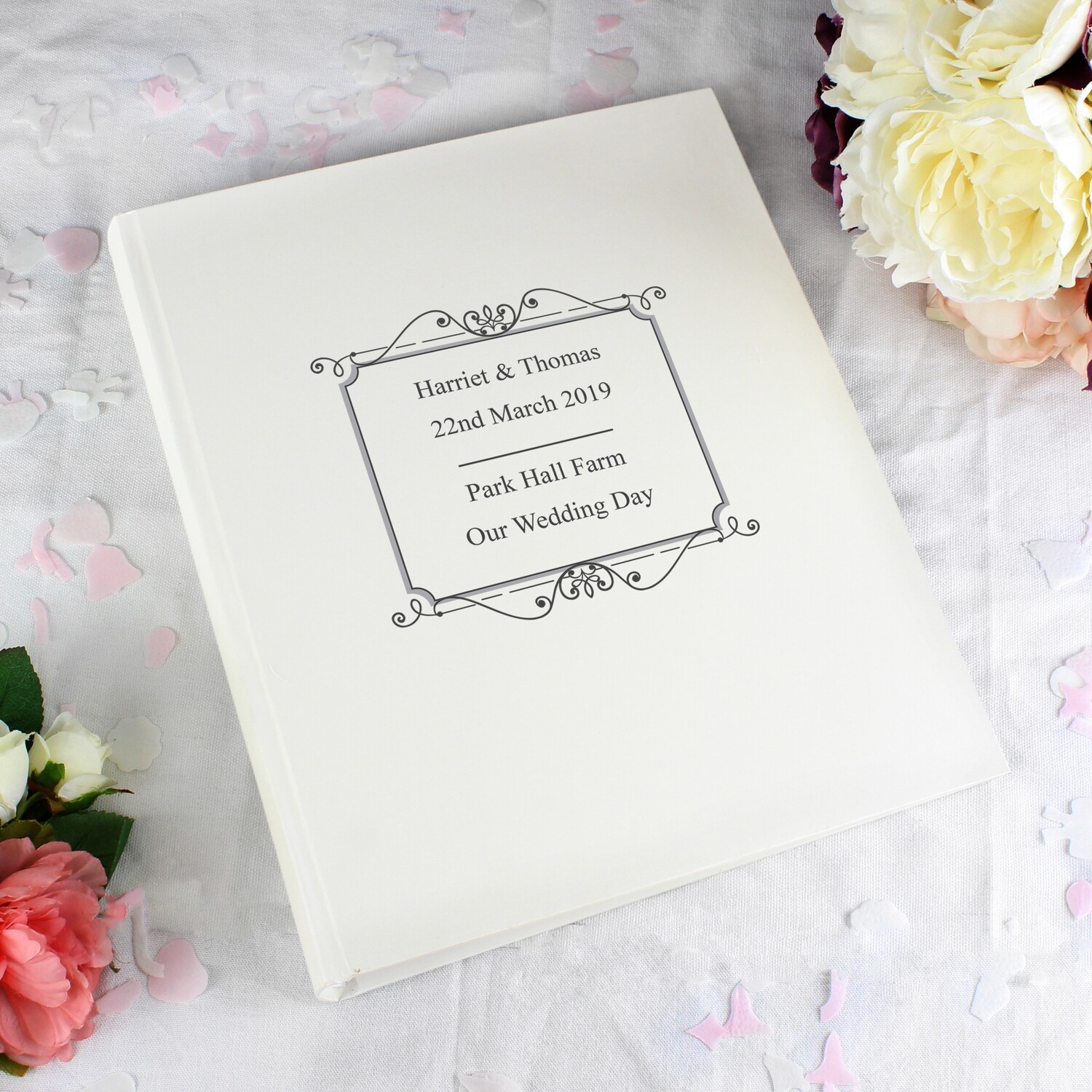 Personalised Silver Traditional Photo Album