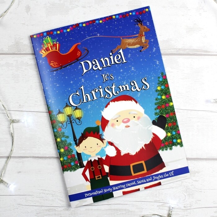 Personalised Boys &quot;It&#39;s Christmas &quot; Story Book