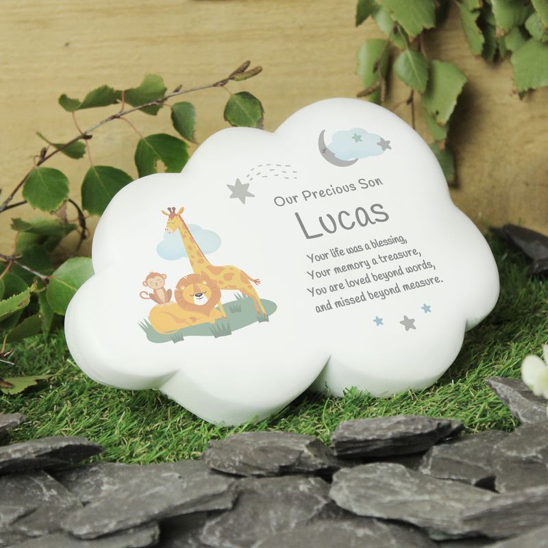 Personalised Space Resin Memorial Cloud