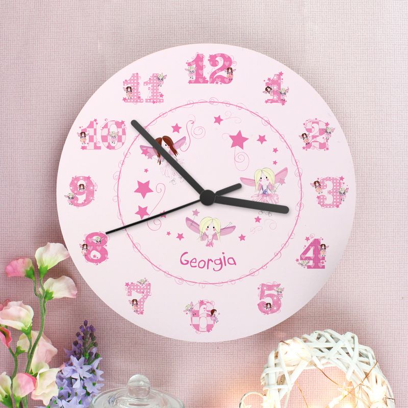 Personalised Fairy Clock
