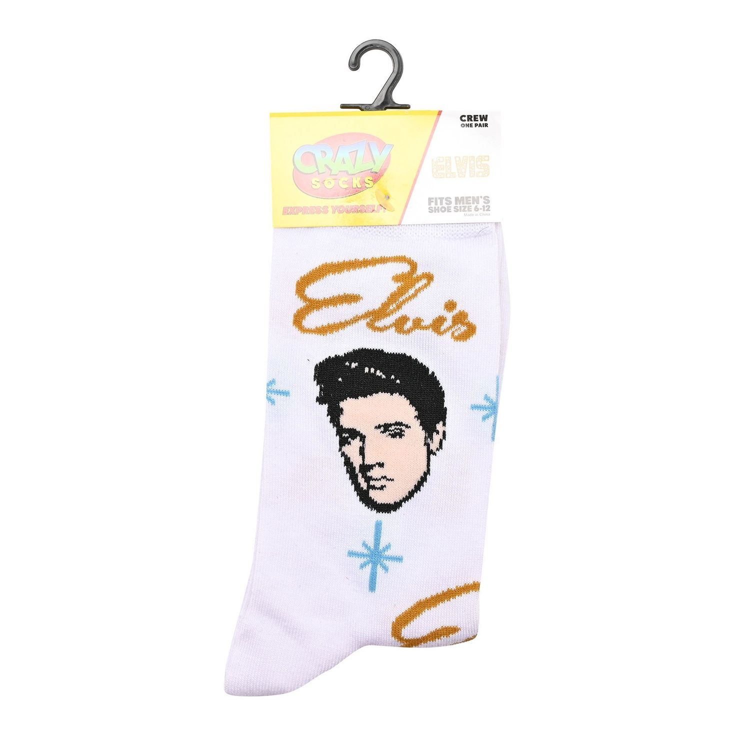 Men&#39;s Crew Socks - Elvis Logo (UK 6-12 | EU 40-46)