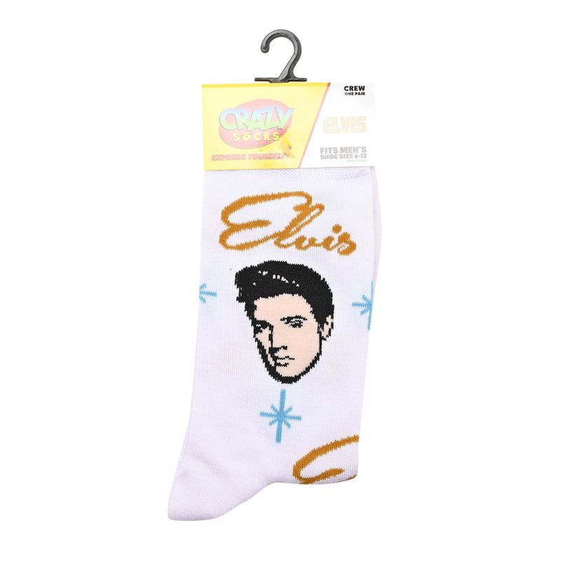 Men&#39;s Crew Socks - Elvis Logo (UK 6-12 | EU 40-46)