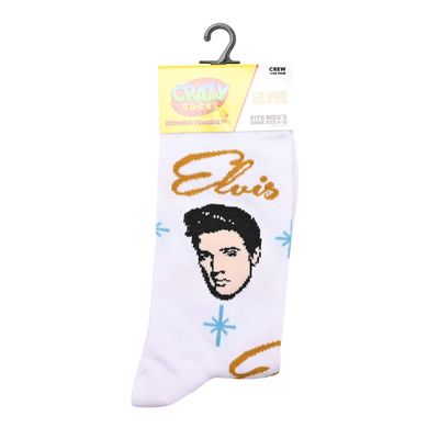 Men&#39;s Crew Socks - Elvis Logo (UK 6-12 | EU 40-46)