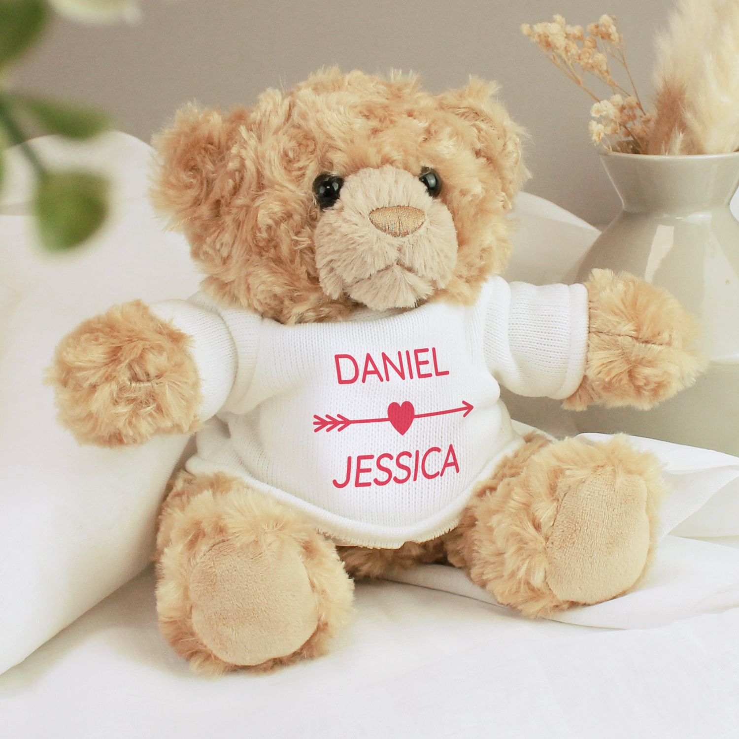 Personalised Couple In Love Teddy Bear