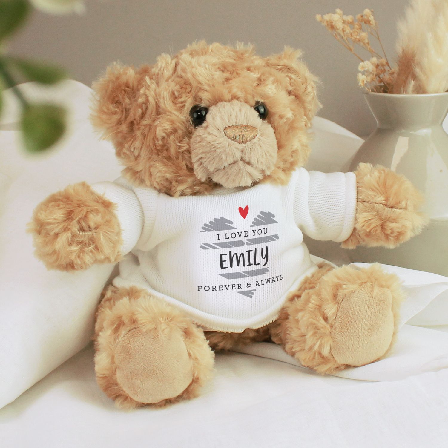 Personalised Valentine&#39;s Day Teddy Bear
