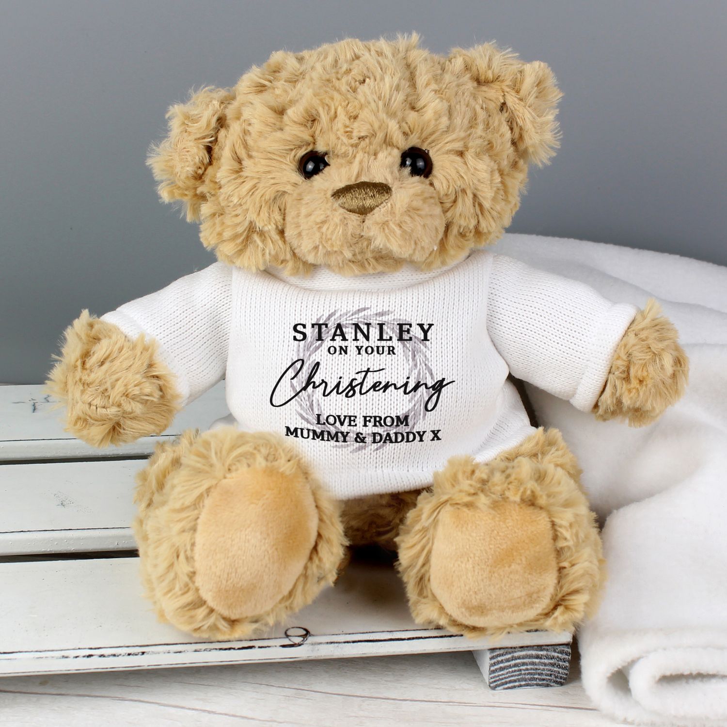 Personalised &#39;Truly Blessed&#39; Teddy Bear