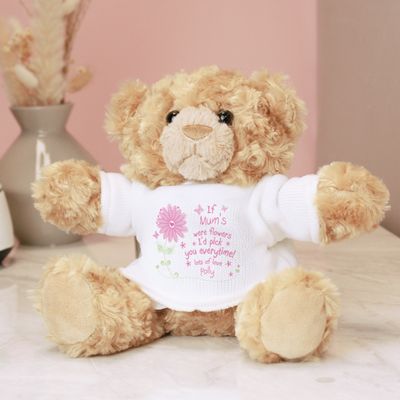 Personalised I&#39;d Pick You Teddy Bear