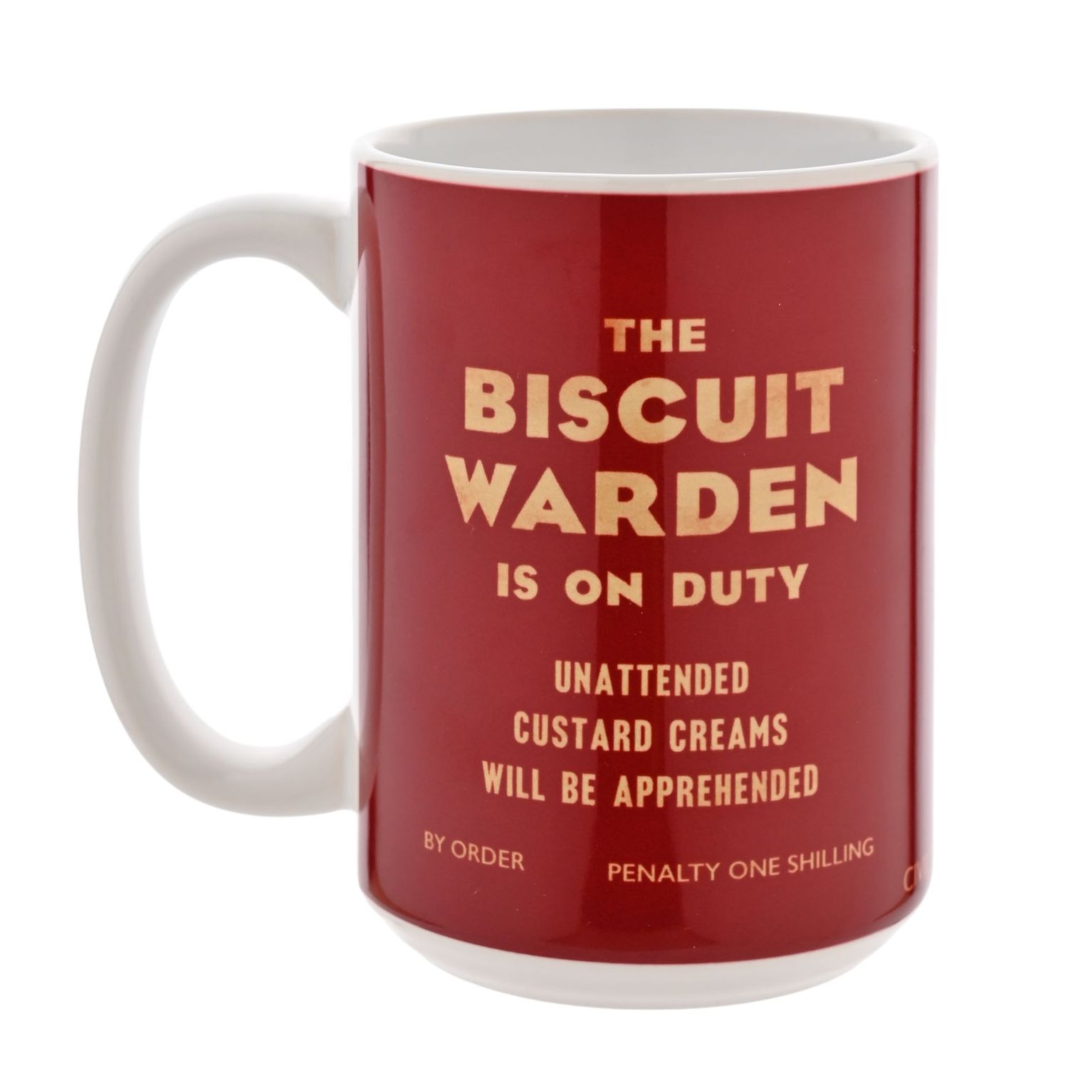 Civil Defence Biscuit Warden Mug