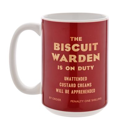 Civil Defence Biscuit Warden Mug