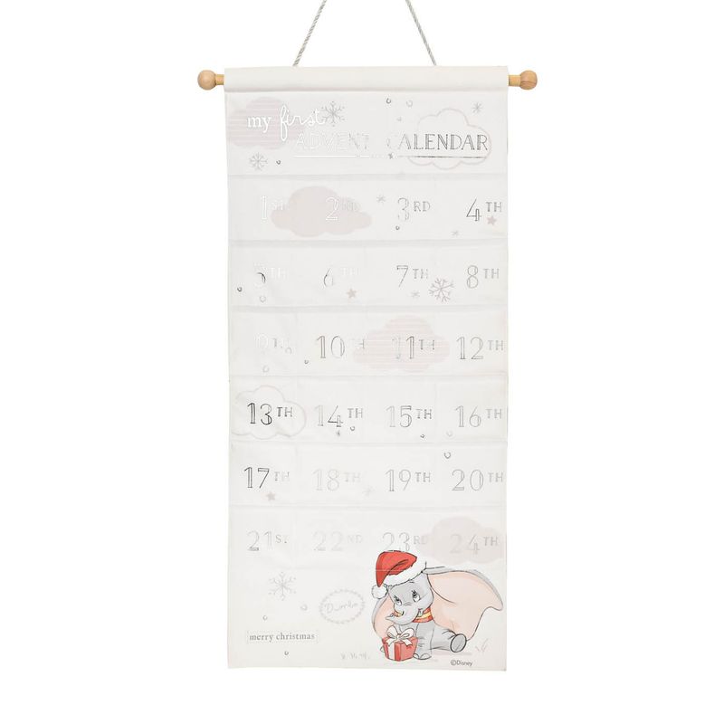 Disney Dumbo Fabric Advent Calendar - First Christmas, Reusable I Christmas Gift