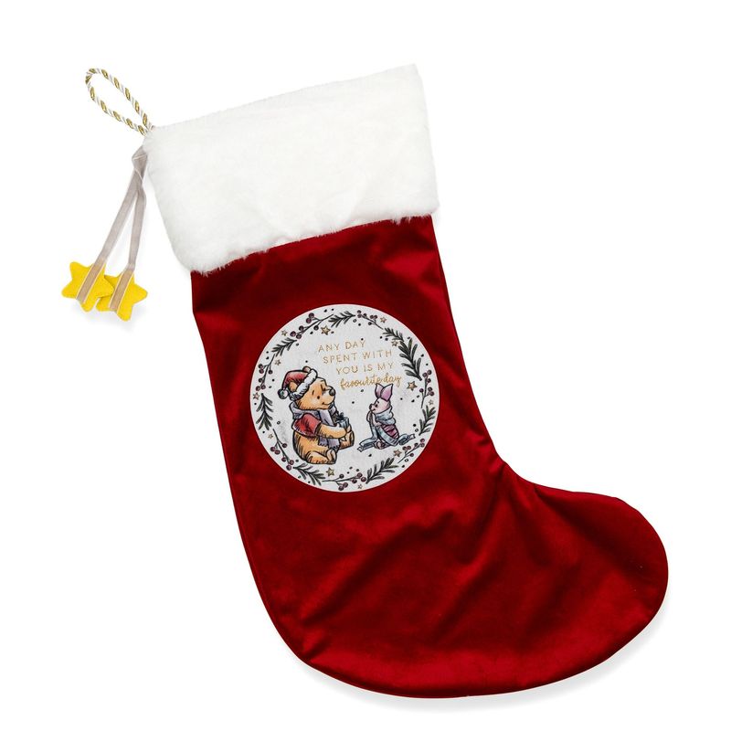 Disney Winnie Christmas Stocking &quot;Favourite Day&quot; I Christmas Stocking