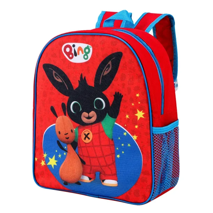 BING Red &amp; Blue Boys Girls Kids Backpack I Children&#39;s Character I School Bag