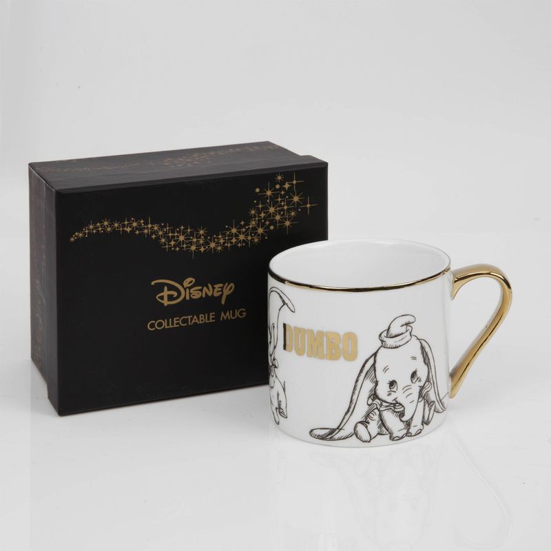 Disney Classic Collectable Gift Box - Dumbo Decorative Gold Boxed Gift Collect