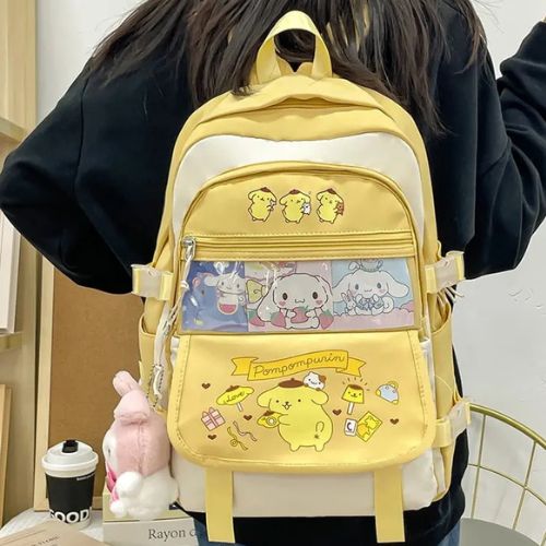 Sanrioed Pom Pom Purin Anime Backpack