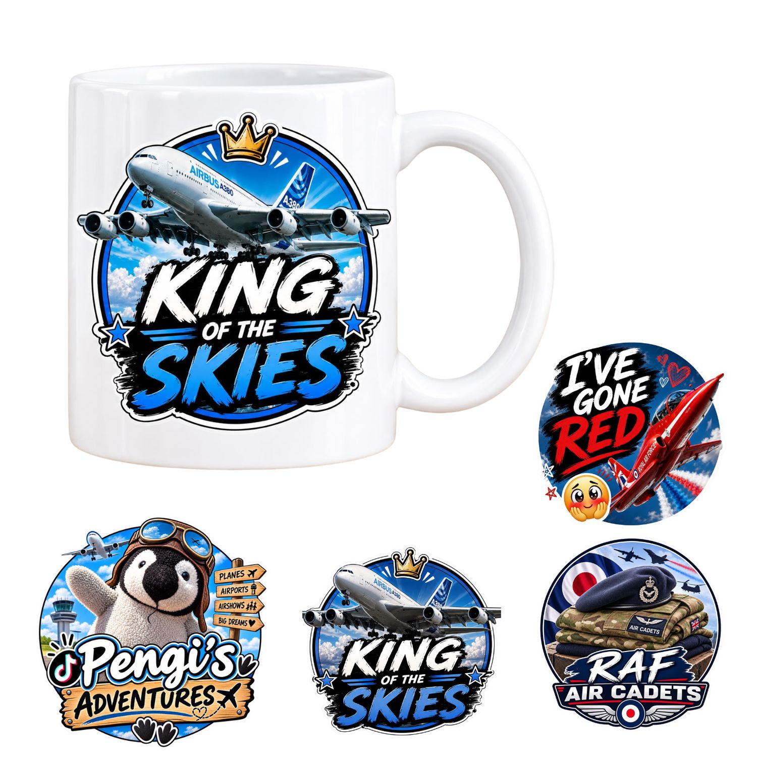 4 Stickers And Mug Bundle