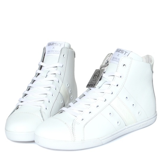 Jim rickey white sneakers Clearance