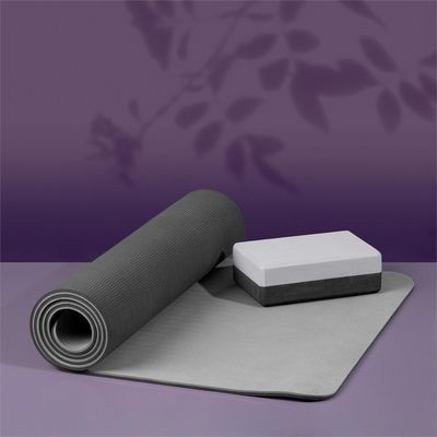 Eva &amp; Elm Eclipse Two Tone Exercise Mat
