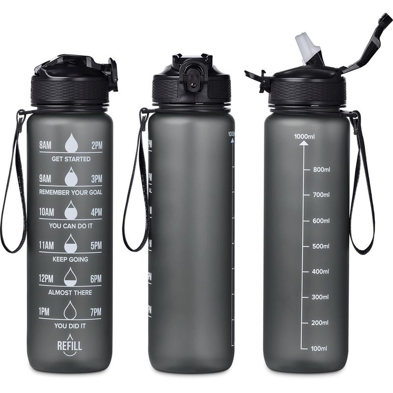 Eva &amp; Elm Neptune Plastic Water Bottle - 1 Litre