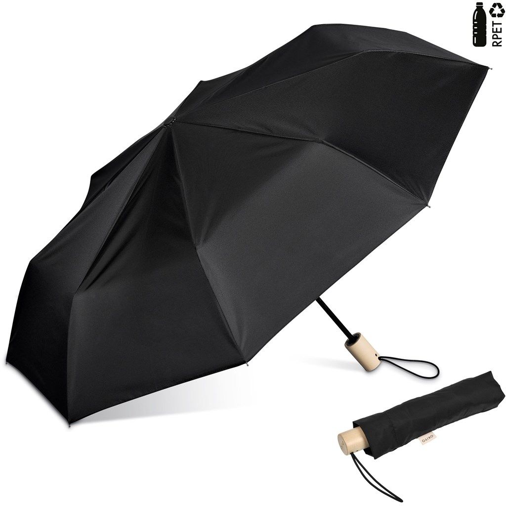 Okiyo Ameno Recycled PET Auto-Open Compact Umbrella