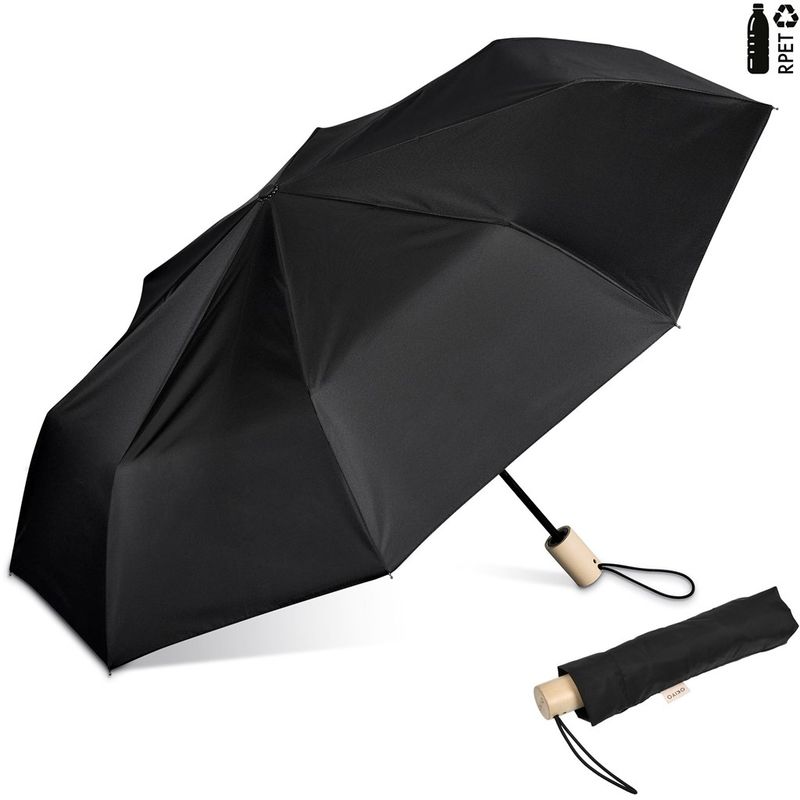 Okiyo Ameno Recycled PET Auto-Open Compact Umbrella