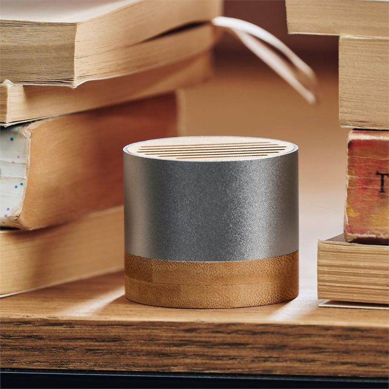 Okiyo Utau Bamboo &amp; Recycled Aluminium Bluetooth Speaker