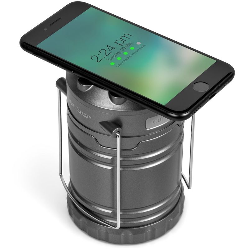 Swiss Cougar Cape Town Lantern &amp; Wireless Charging Power Bank - 4,000mAh
