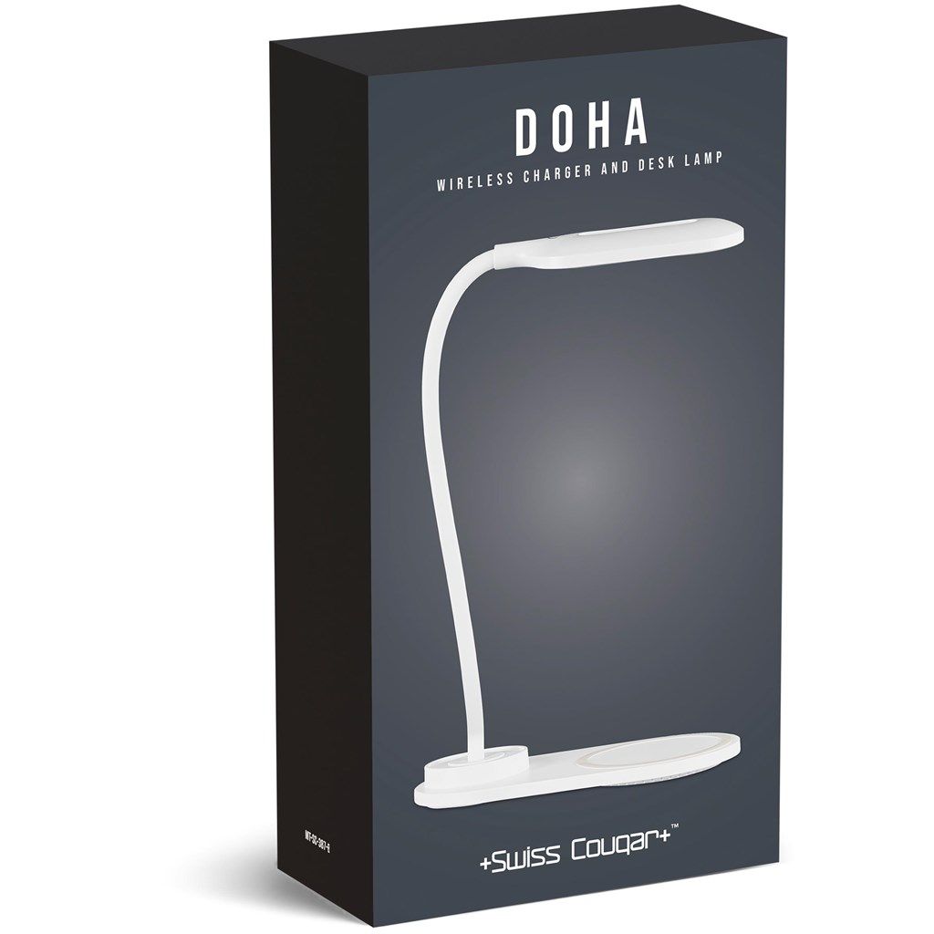 Swiss Cougar Doha Wireless Charger &amp; Desk Lamp