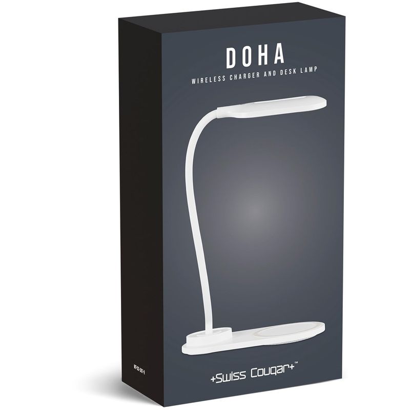Swiss Cougar Doha Wireless Charger &amp; Desk Lamp