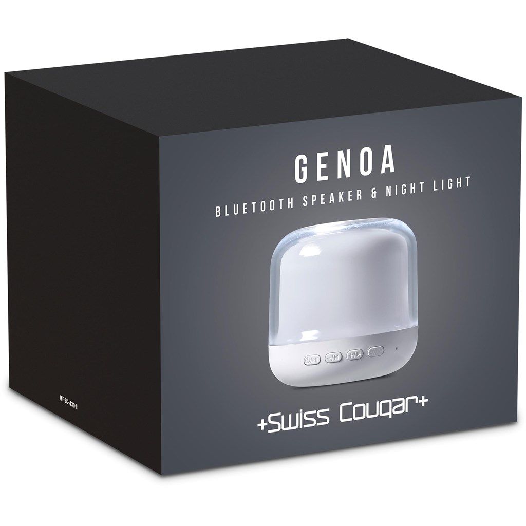 Swiss Cougar Genoa Bluetooth Speaker &amp; Night Light
