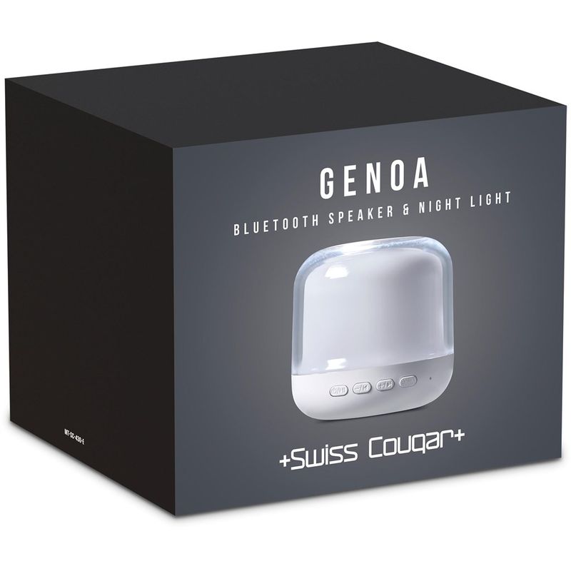 Swiss Cougar Genoa Bluetooth Speaker &amp; Night Light