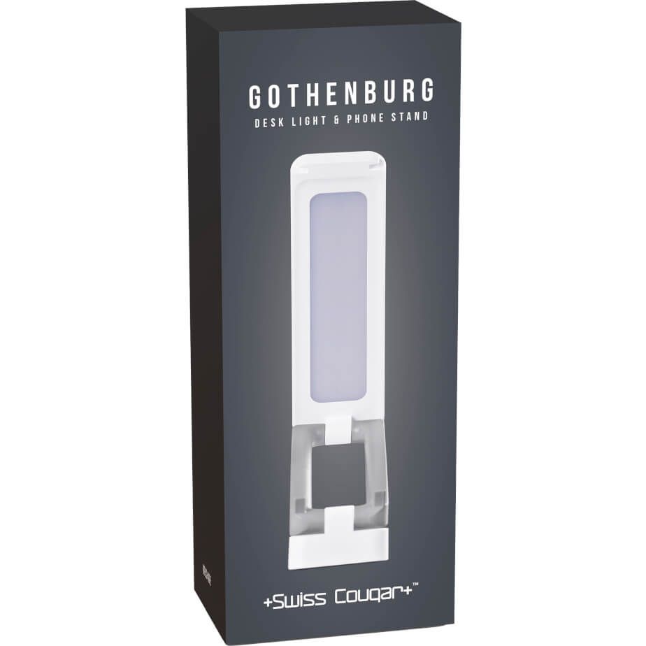 Swiss Cougar Gothenburg Desk Light &amp; Phone Stand