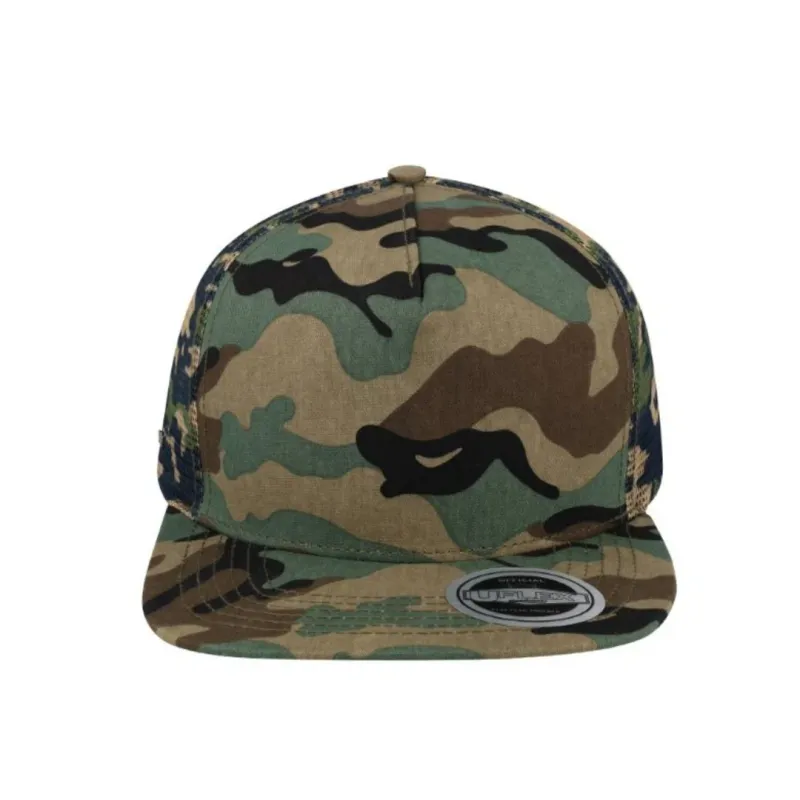 Uflex 5 Panel Flat Peak Trucker Cap