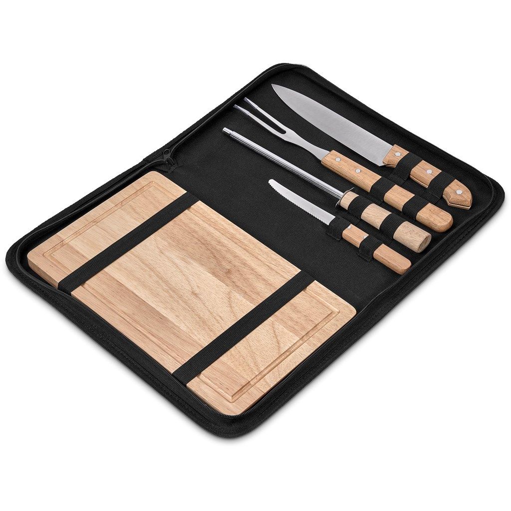 Brenton 5-Piece Braai &amp; Carving Set