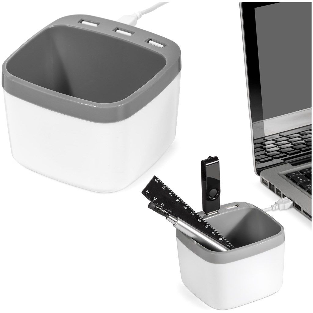 Kubelink Desk Caddy &amp; USB Hub