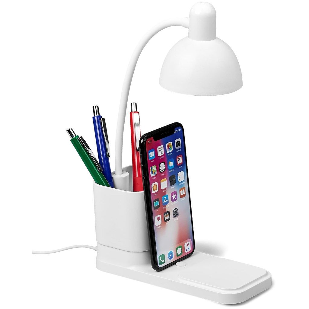 Lexicon Desk Lamp, Pen Caddy &amp; Phone Stand