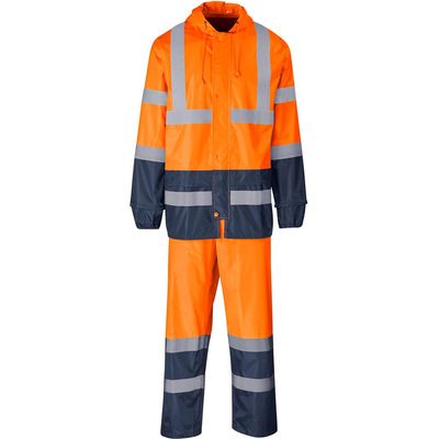 Torrent Two-Tone Hi-Viz Ref Polyester/PVC Rainsuit
