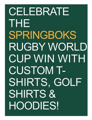 SA Rugby Merch