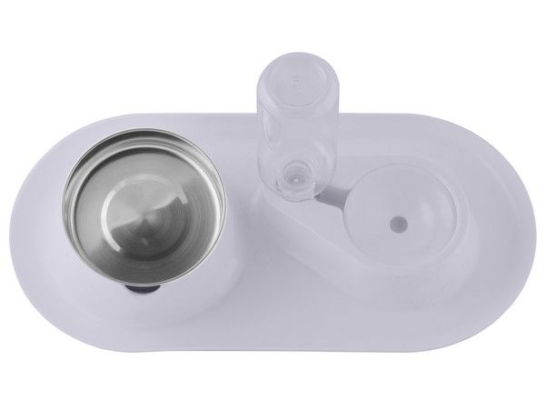 Anti-Splash Pet Bowl &amp; Auto Water Dispenser