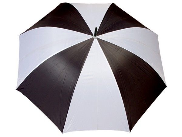 Golf Umbrella with Faux Wooden Handle