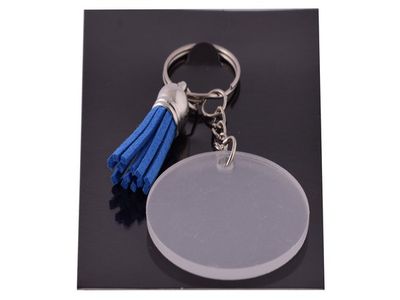 Acrylic Keychain with Tassles